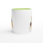 Cats Merry Christmas - 11oz Ceramic Mug Christmas Colour Mug Christmas Globally Fulfilled