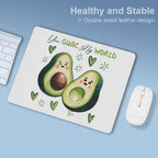 Avocado, You Guac My World Leather Mouse Pad Leather Mouse Pad Food Printed Offshore