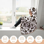 Skull And Crossbones Kids Hooded Blanket 100cm x 130cm Kids Hooded Blanket Printed Offshore