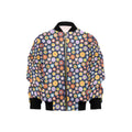 Groovy Flowers Kids Bomber Jacket