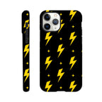 Yellow Lightning - Apple iPhone Tough case iPhone Tough Case comic Globally Fulfilled