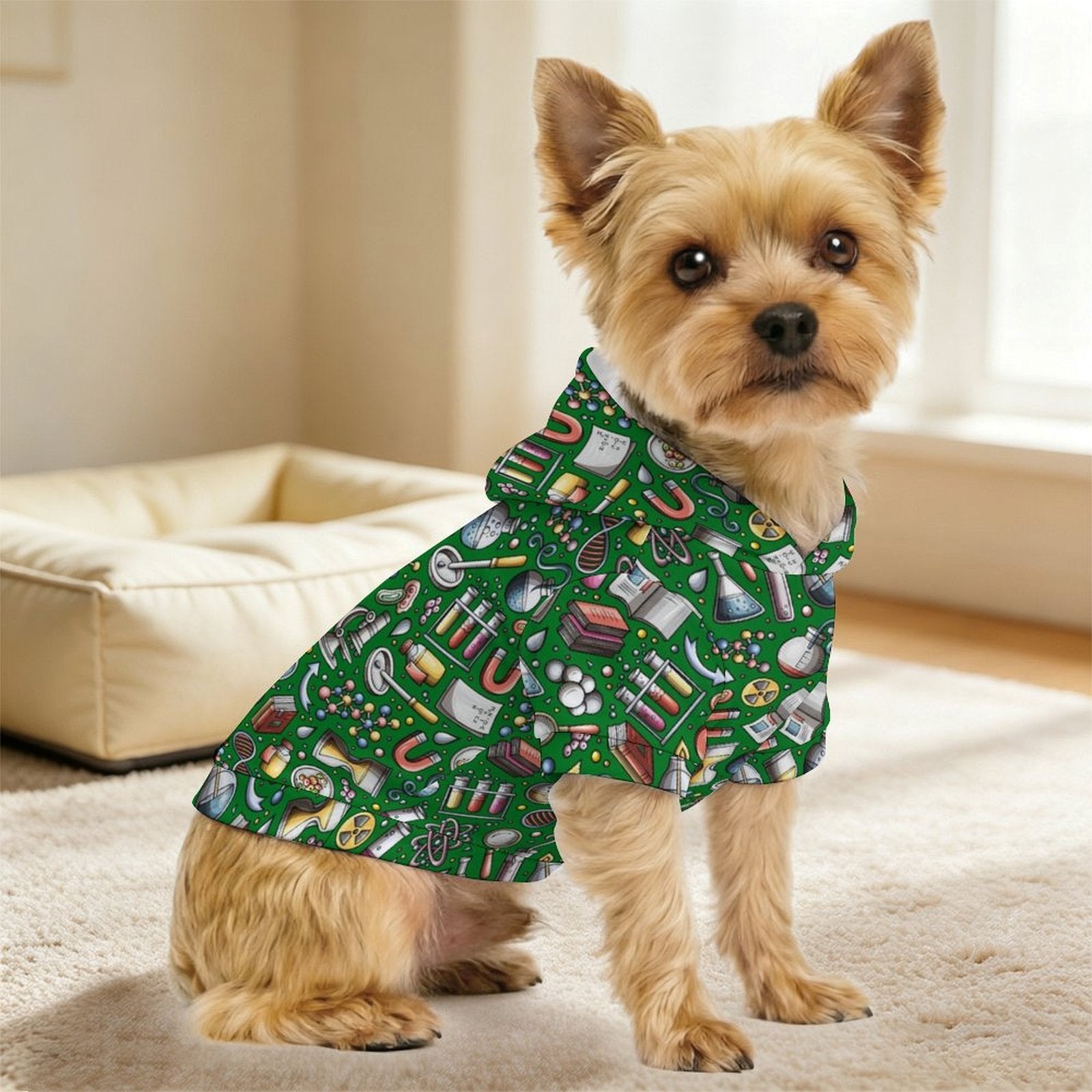 Science Love Pet Hoodie (Small Size)
