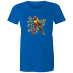 Lorikeet, Australian Birds - Womens T-shirt Bright Royal Womens T-shirt animal Printed In Australia