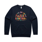 I Have No Shelf Control, Books - AS Colour Stencil Crew Sweatshirt Navy Sweatshirt Printed In Australia Reading