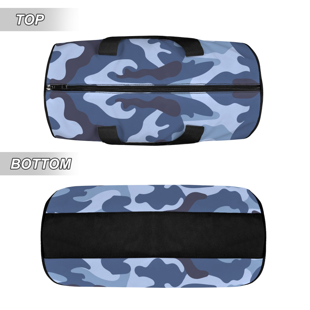 Blue Camouflage Duffle Bag Duffle Bag Printed Offshore