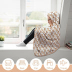 Quokkas Kids Hooded Blanket 100cm x 130cm
