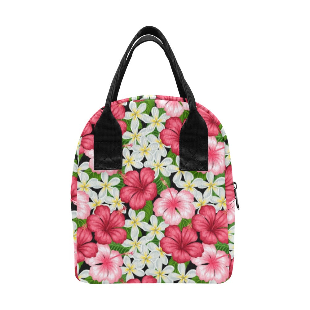Hibiscus - Zipper Lunch Bag Zipper Lunch Bag Printed Offshore