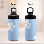 Happy Stars - Kids Water Bottle with Chug Lid (12 oz) Kids Water Bottle with Chug Lid Printed Offshore