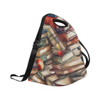 Watercolour Books - Neoprene Lunch Bag/Large (Model 1669) Neoprene Lunch Bag Printed Offshore Reading