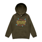 Wow - Kids Hoodie Army Kids Hoodie Printed In Australia