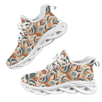 Whimsical Leaf Swirl Women's Twisted Sole Sneakers