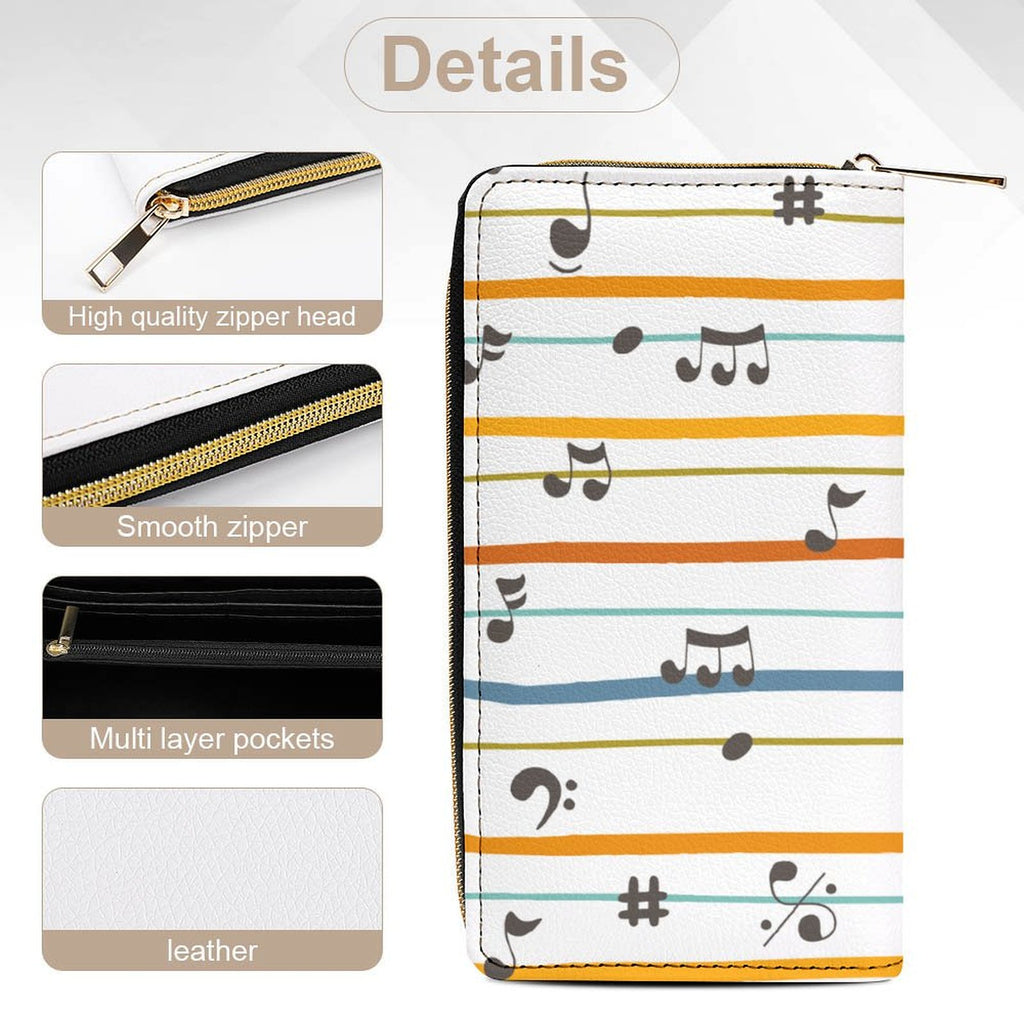 Music Lines - PU Leather Wallet