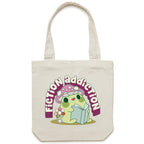 Fiction Addiction - Canvas Tote Bag Cream One Size Tote Bag Printed In Australia Reading