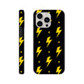 Yellow Lightning Apple iPhone Tough case iPhone 15 Pro Max iPhone Tough Case comic Globally Fulfilled