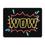 Wow, Comic Book Leather Mouse Pad Leather Mouse Pad comic Printed Offshore