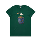 Bin Chicken Australian Ibis Women's AS Colour T-shirt