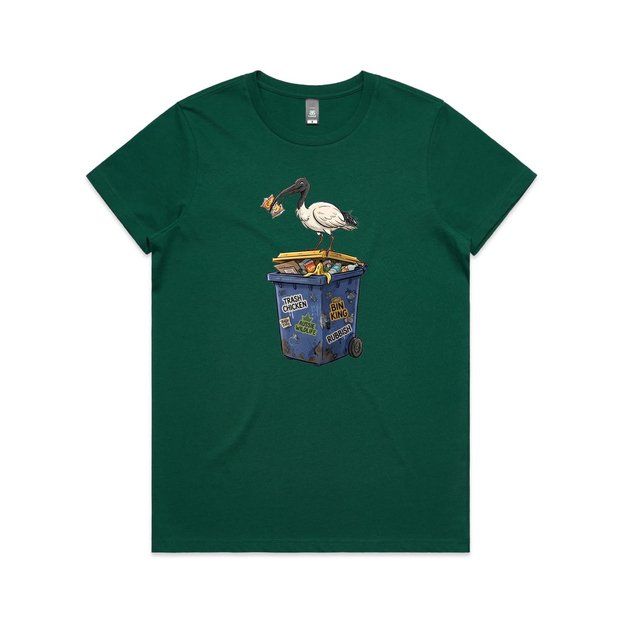 Bin Chicken Australian Ibis Women's AS Colour T-shirt