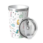 Quirky Dinosaurs Small Stainless Steel Travel Mug Cup 12oz/350ml Small Travel Mug animal Printed Offshore