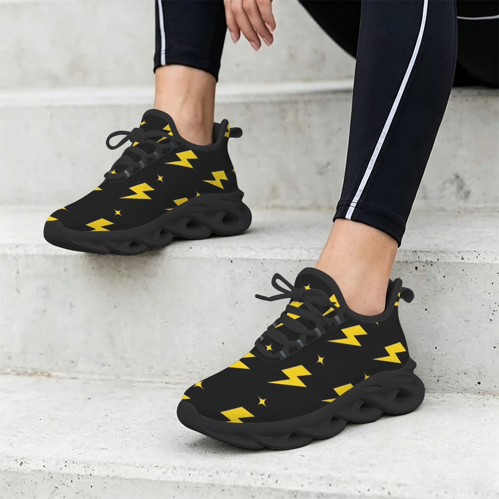 Yellow Lightning Women's Twisted Sole Sneakers