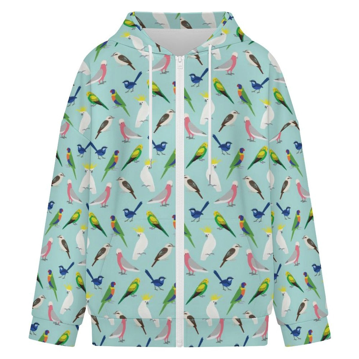 Australian Birds Women's Full-Zip Hoodie