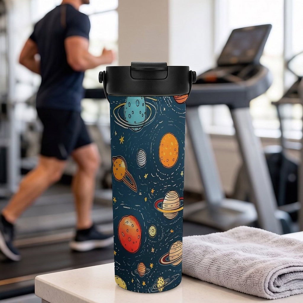 Galaxy 20oz Tea Tumbler with Carry Handle