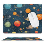 Galaxy Leather Mouse Pad white One size Leather Mouse Pad Printed Offshore Space
