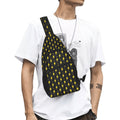 Yellow Lightning Chest Bag One Size Cross Body Chest Bag comic Printed Offshore
