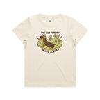 Dachshund, I've Got Friends In Low Places Kid's AS Colour T-shirt Ecru Kids Youth T-shirt animal Printed In Australia