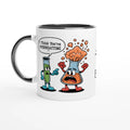 Personalised I Think You're Overreacting Chemistry 11oz Ceramic Mug Ceramic Black Personalised 11oz Mug Printed Offshore Science