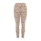 Peace And Love Women's High Waist Pockets Yoga Leggings Women's High Waist Pockets Yoga Leggings Printed Offshore Retro