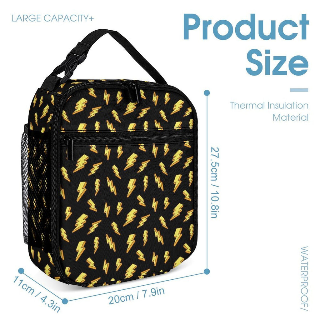 Lightning Bolts Backpack, Lunch Bag & Pencil Case Set