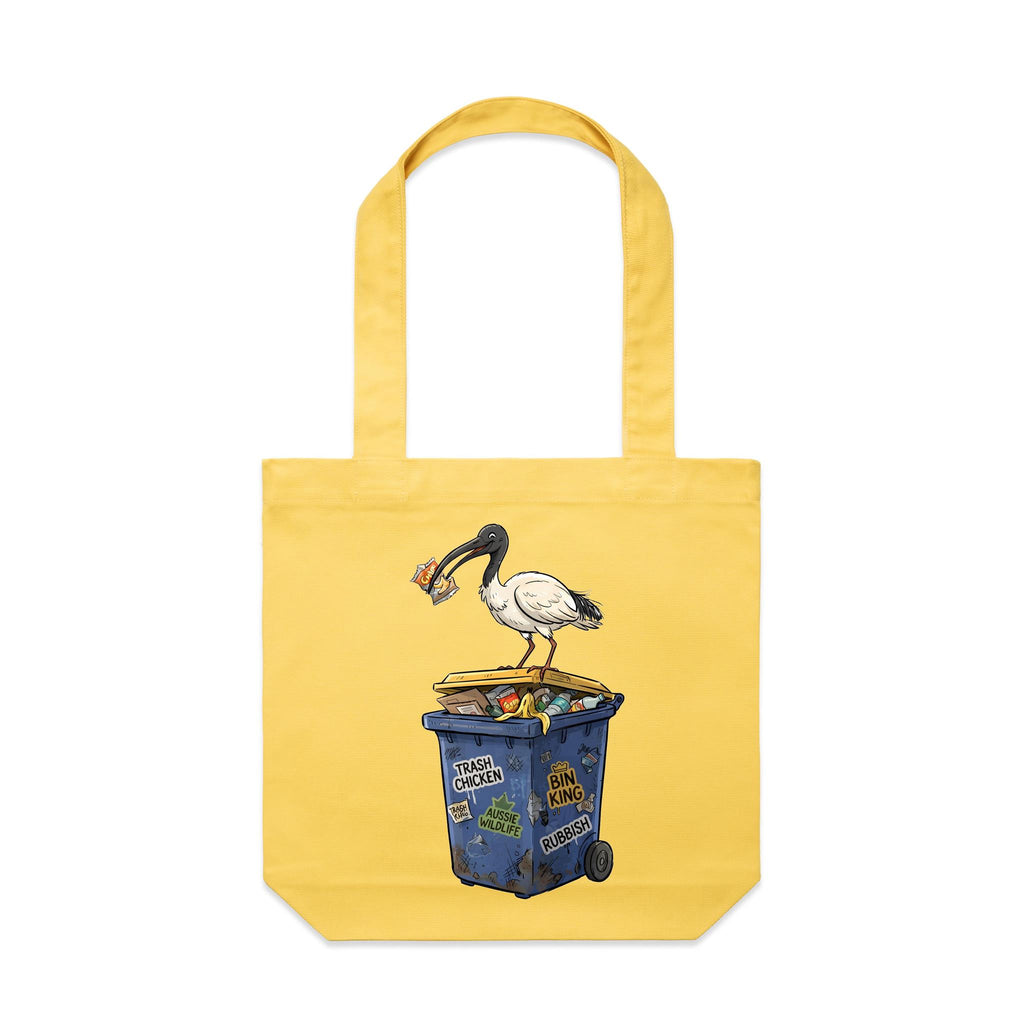 Bin Chicken Australian Ibis Canvas Tote Bag