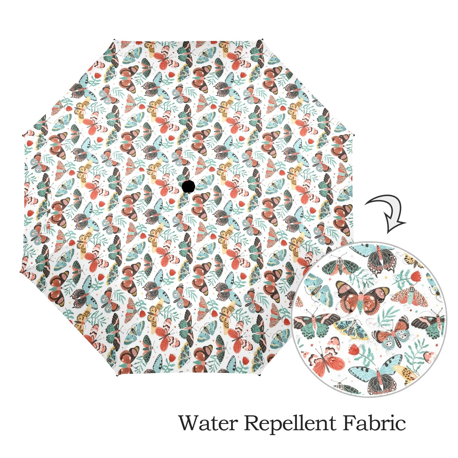 Pretty Moths And Butterflies Umbrella Umbrella animal Printed Offshore