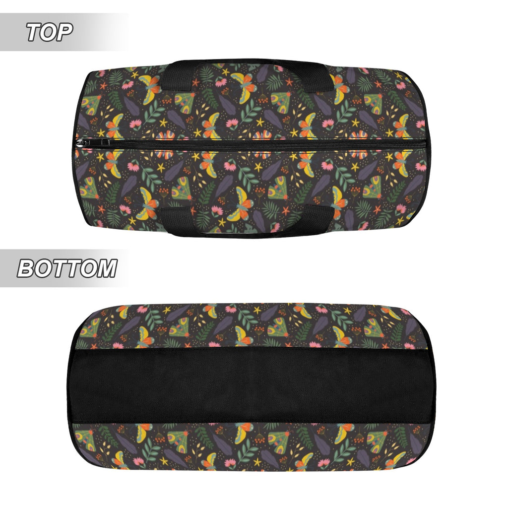 Dark Butterfly Duffle Bag Duffle Bag Printed Offshore