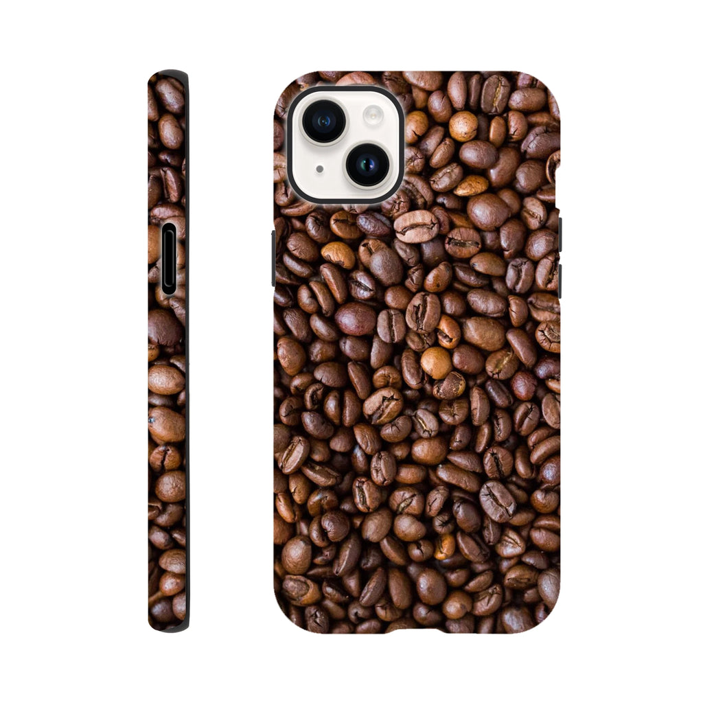 Coffee Beans - Apple iPhone Tough case iPhone 14 Plus iPhone Tough Case Coffee Globally Fulfilled