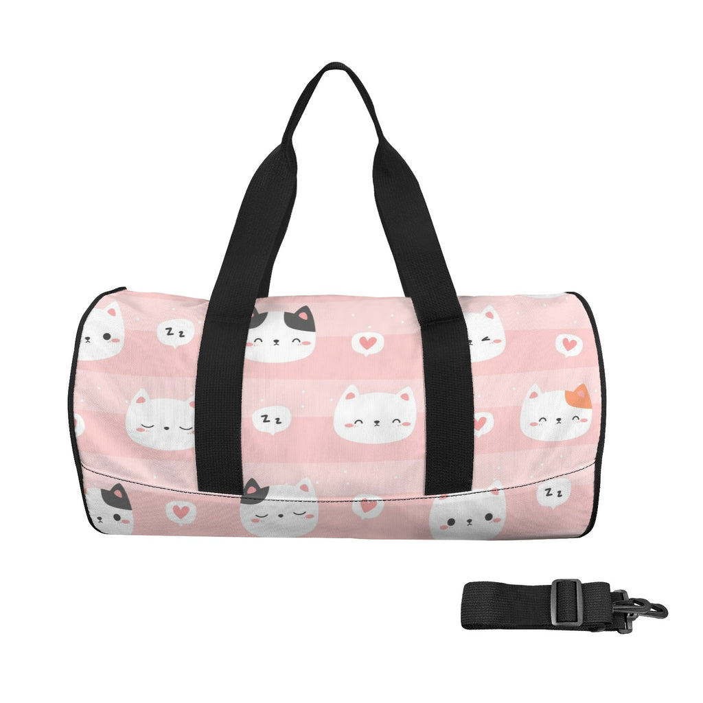 Pink Cats Duffle Bag one size Duffle Bag Printed Offshore