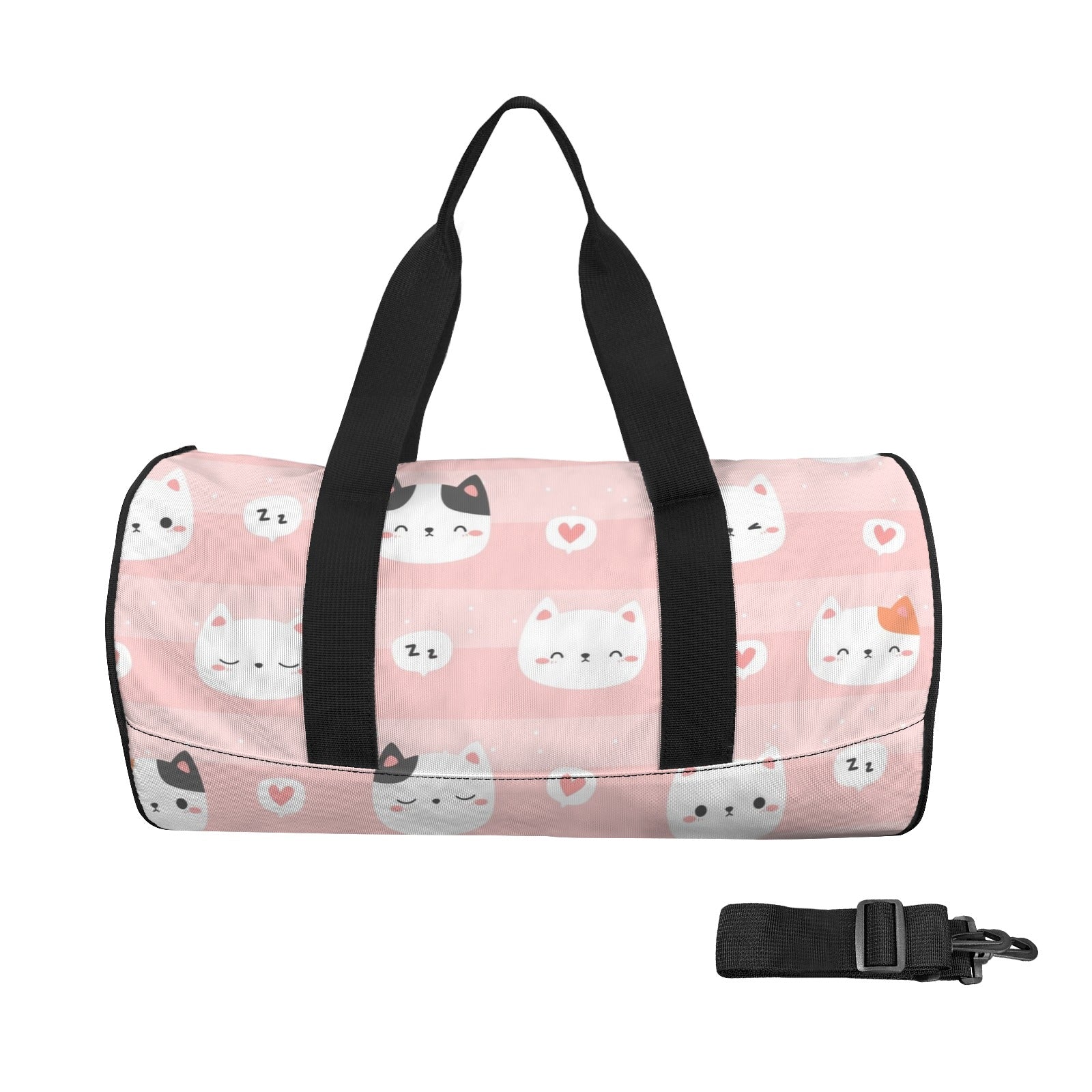 Pink Cats Duffle Bag one size Duffle Bag Printed Offshore