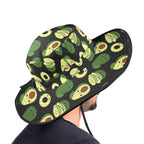 Cute Avocados Wide Brim Bucket Hat Wide Brim Bucket Hat Food Printed Offshore
