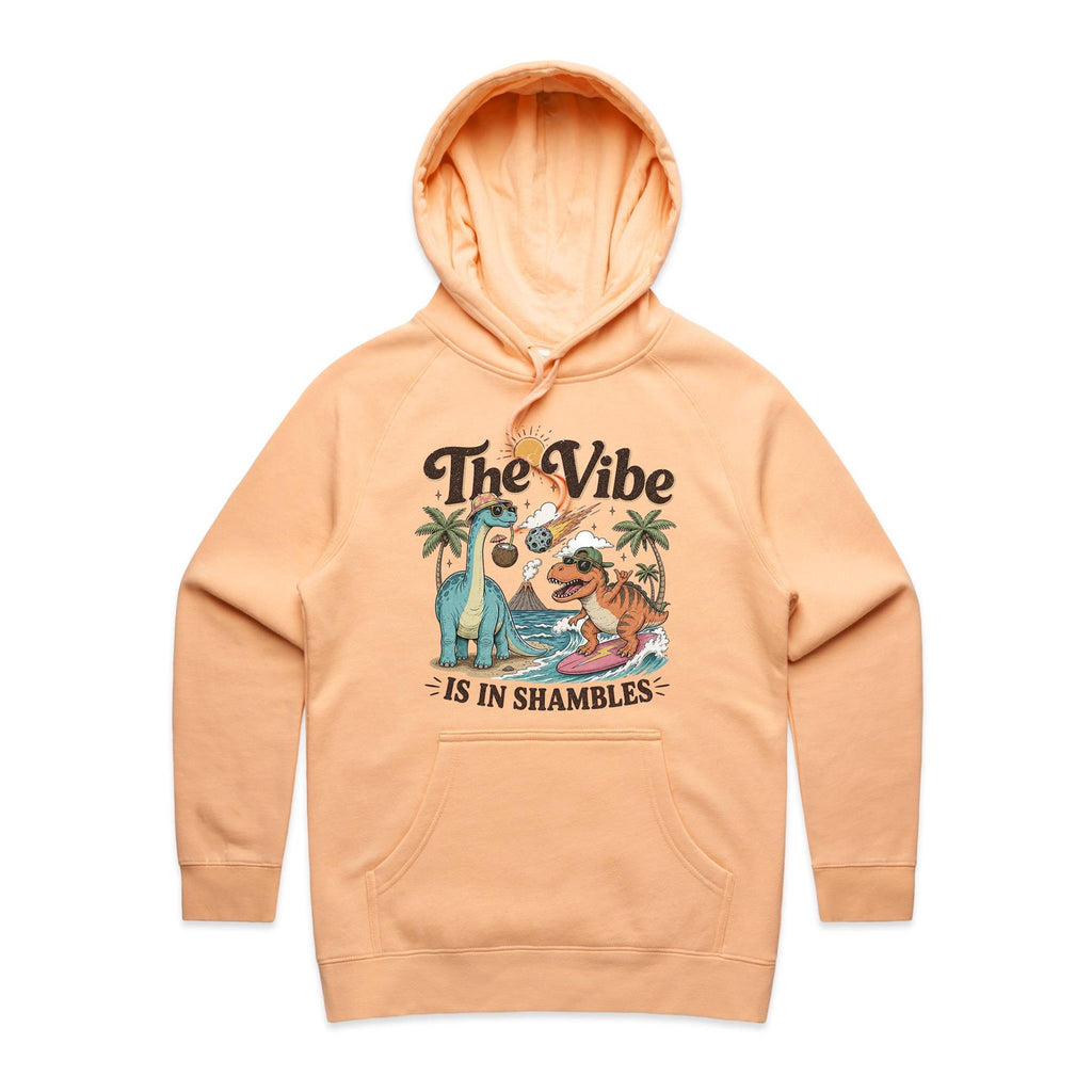 Dinosaurs The Vibe Is In Shambles Women's AS Colour Hodie