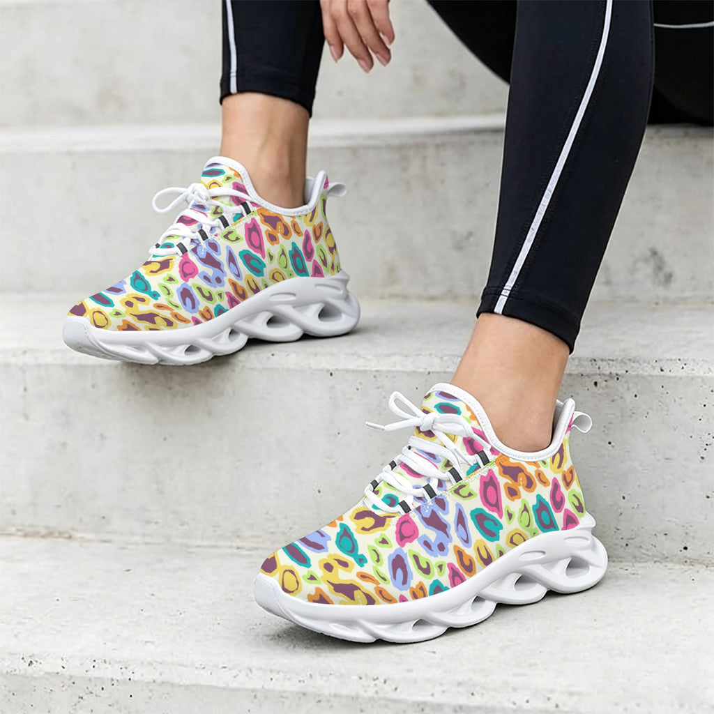 Colourful Cheetah Women's Twisted Sole Sneakers