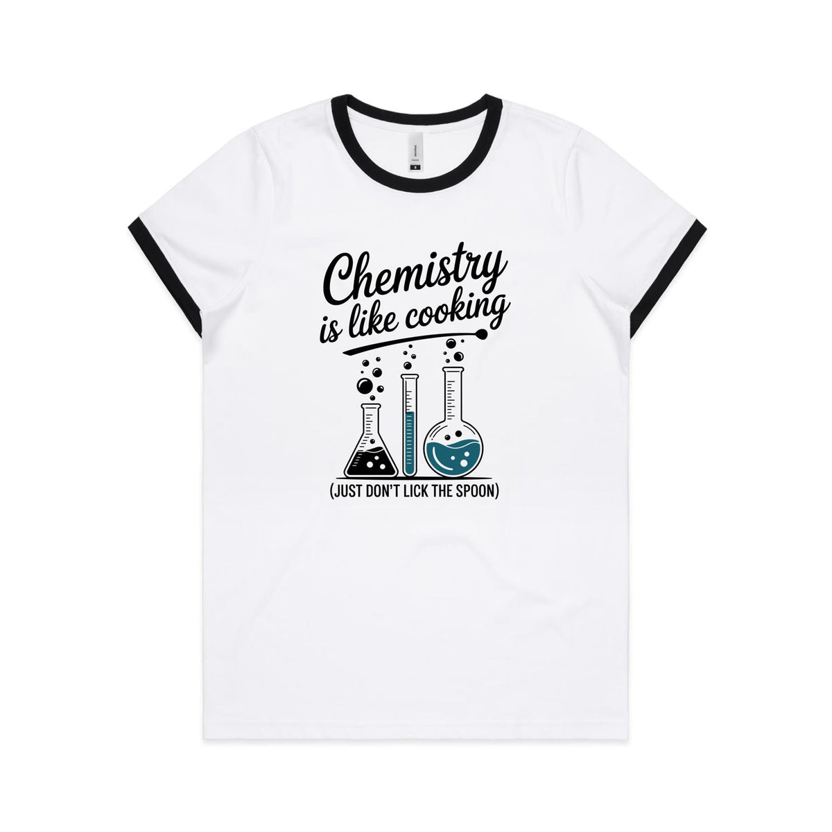 Chemistry Is Like Cooking AS Colour Women's Ringer Tee