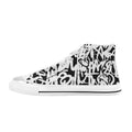 Graffiti Men's High Top Canvas Shoes US14 Men's Classic High Top Canvas Shoes Printed Offshore
