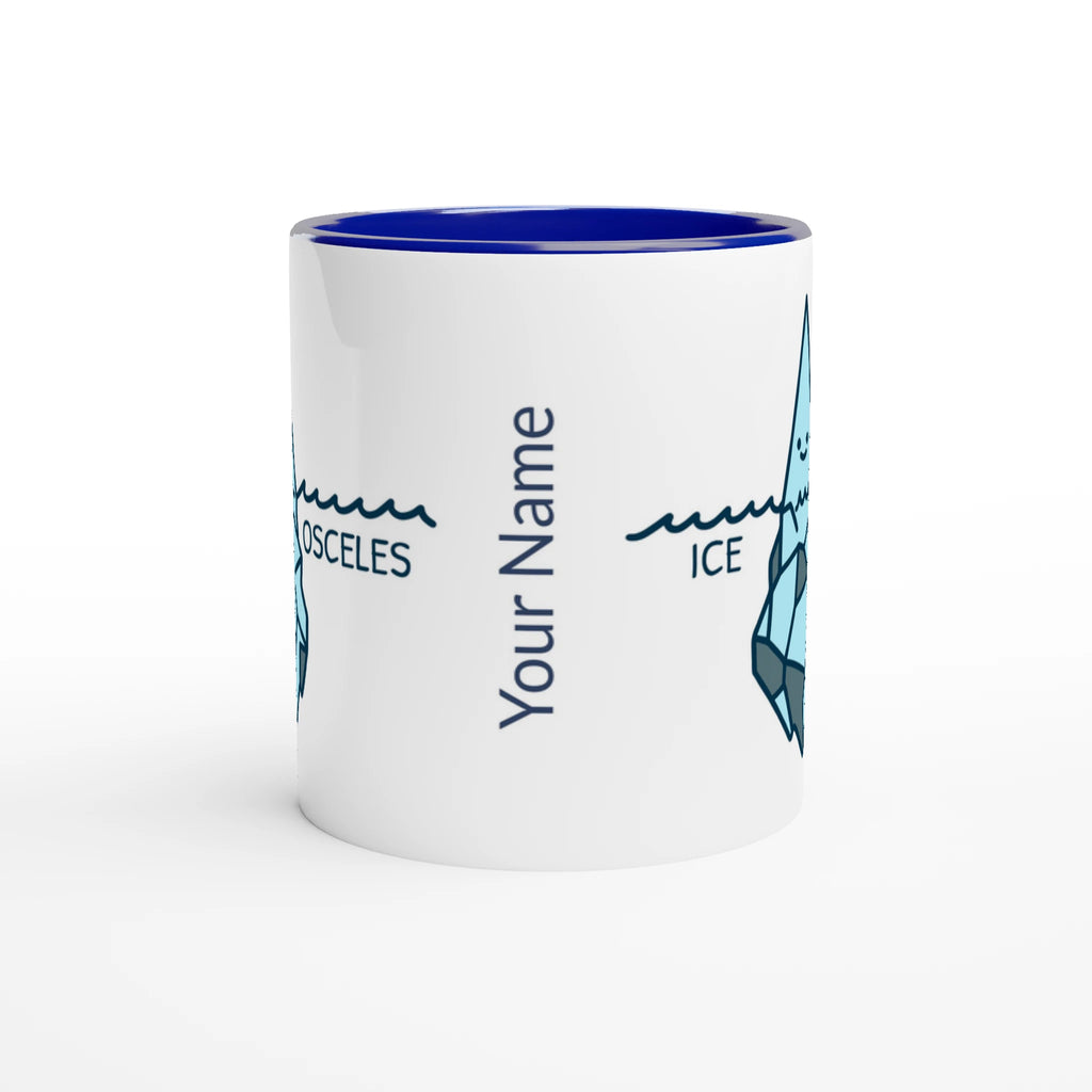 Personalise - Ice-Osceles - White 11oz Ceramic Mug Personalised Mug customise Globally Fulfilled Maths personalise Science