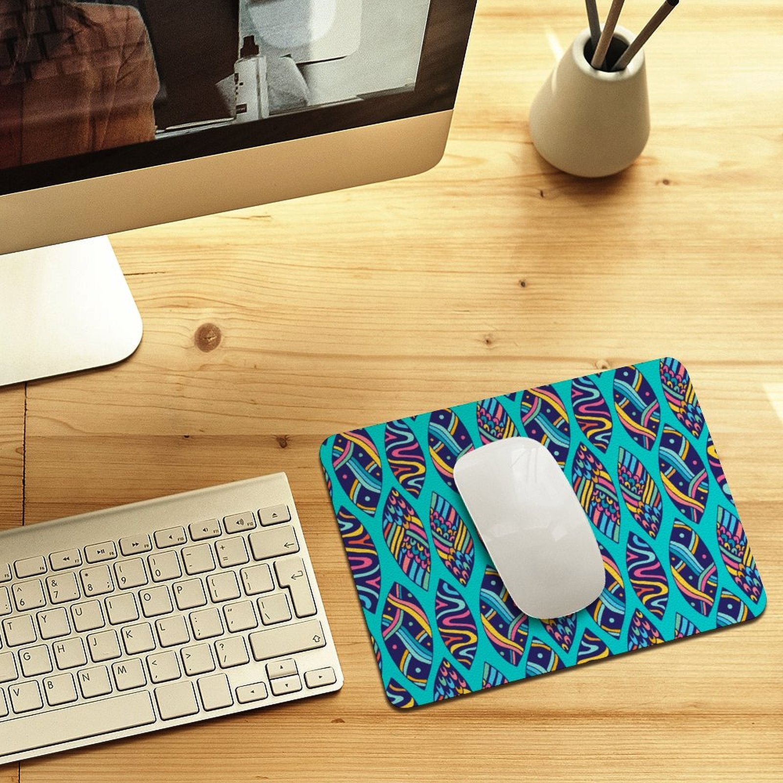 Surfboards Leather Mouse Pad Leather Mouse Pad Printed Offshore Surf