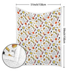 Super Dog - Double-Layer Fleece Blanket 51"x59"