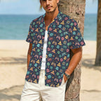 Video Game Men's Crinkle Hawaiian Shirt
