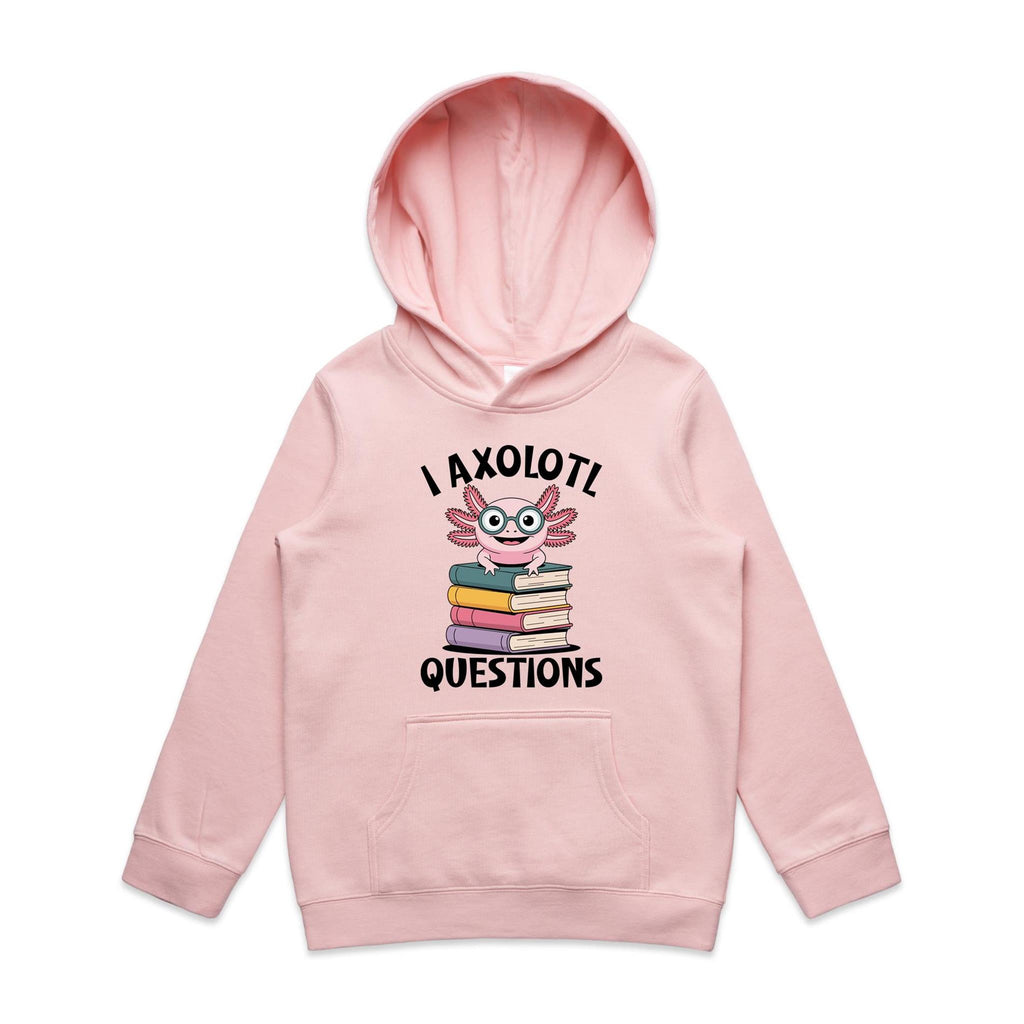 I Axolotl Questions, Books - Kids Hoodie