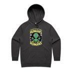 Alien, I'm Not Saying It Was Humans - Womens Hoodie Coal Womens Hoodie Printed In Australia Sci Fi