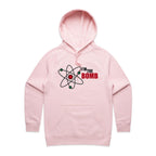 Atom, I'm The Bomb - Womens Hoodie Pink Womens Hoodie Printed In Australia Science