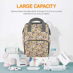 Pretty Moths Multi-Function Backpack, Nappy / Diaper Bag Multi-function Backpack, Nappy / Diaper Bag animal Printed Offshore